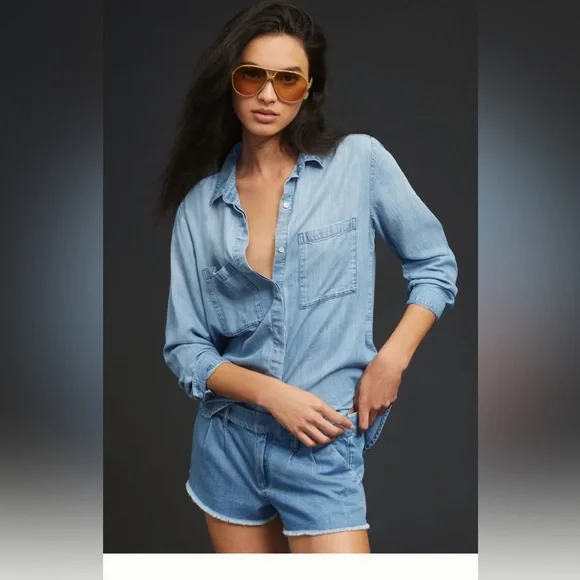 Pilcro The Mini Trouser Shorts - Picture 3 of 6